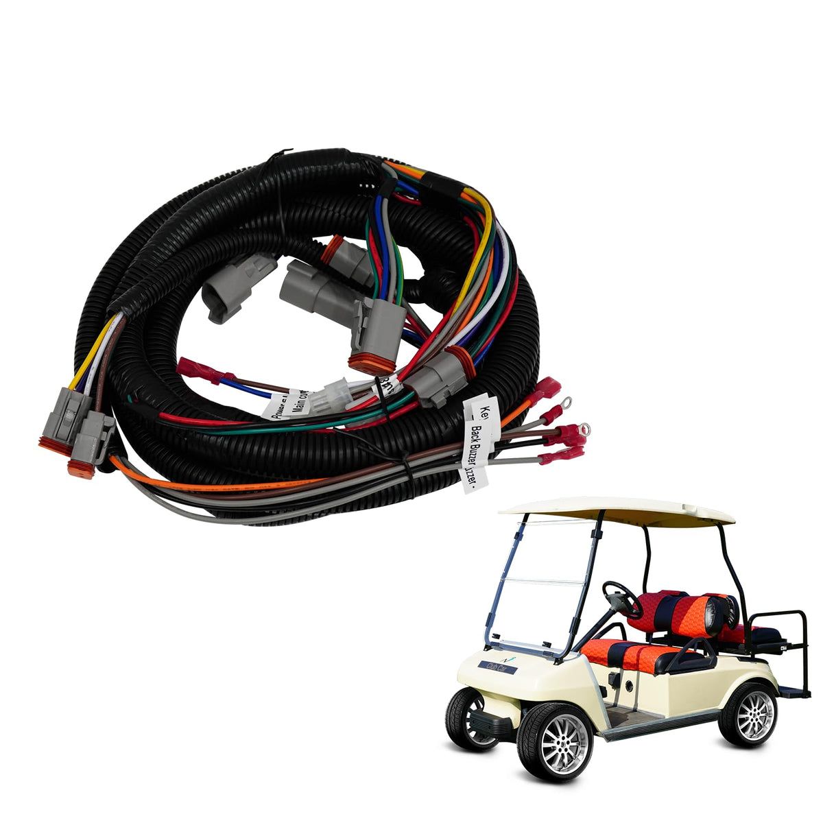 Xuanyudg0769 Club Car DS harness connector enables plug-and-play compatibility