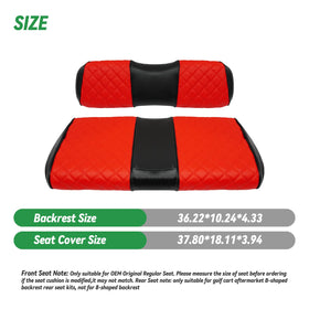 XUANYUDG0769 deluxe diamond pattern adds practical style to your golf cart