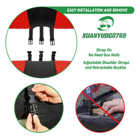 XUANYUDG0769 Diamond-pattern seat cover detail highlights stylish, durable design.