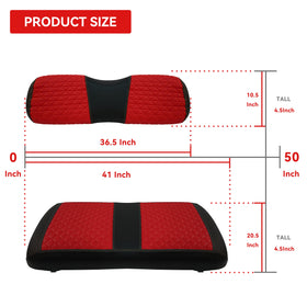 XUANYUDG0769 adjustable straps simplify installation on EZGO TXT