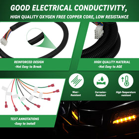 XUANYUDG0769 EZGO PDS wiring harness in packaging ready for install