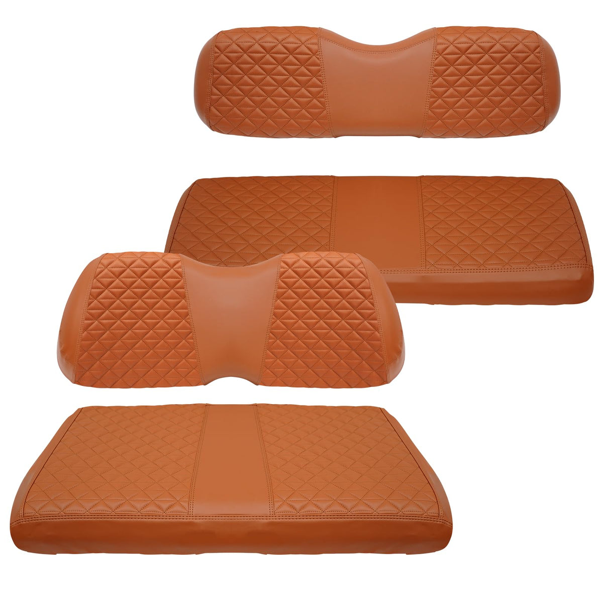 Xuanyudg0769 front seat cover in brown vinyl for Club Car Precedent