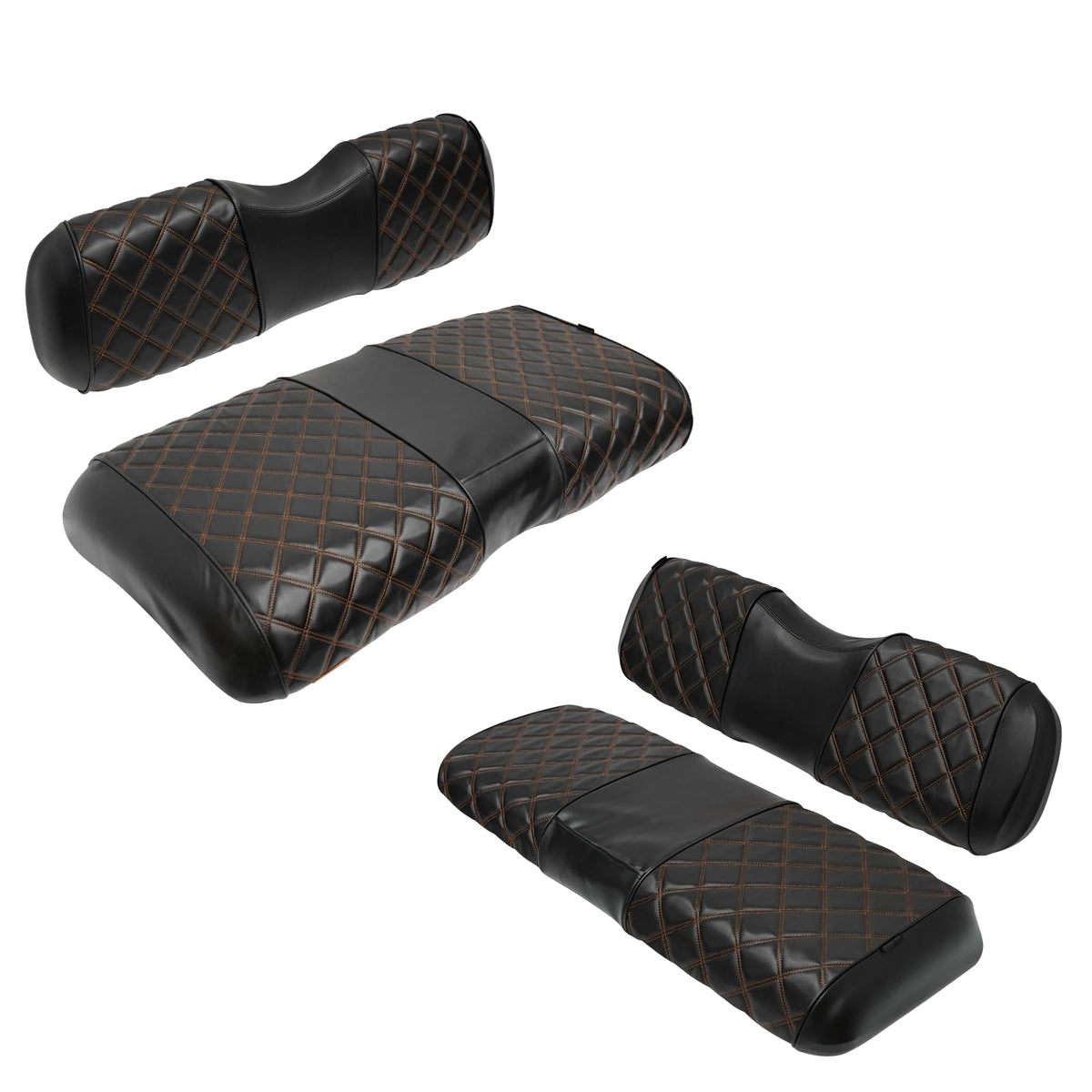 XUANYUDG0769 front seat cover on EZGO RXV for durable protection and easy cleaning.