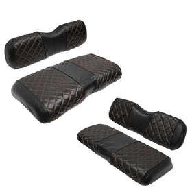 XUANYUDG0769 front seat cover on EZGO RXV for durable protection and easy cleaning.