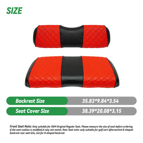 XUANYUDG0769 front seat cover with small storage pockets.