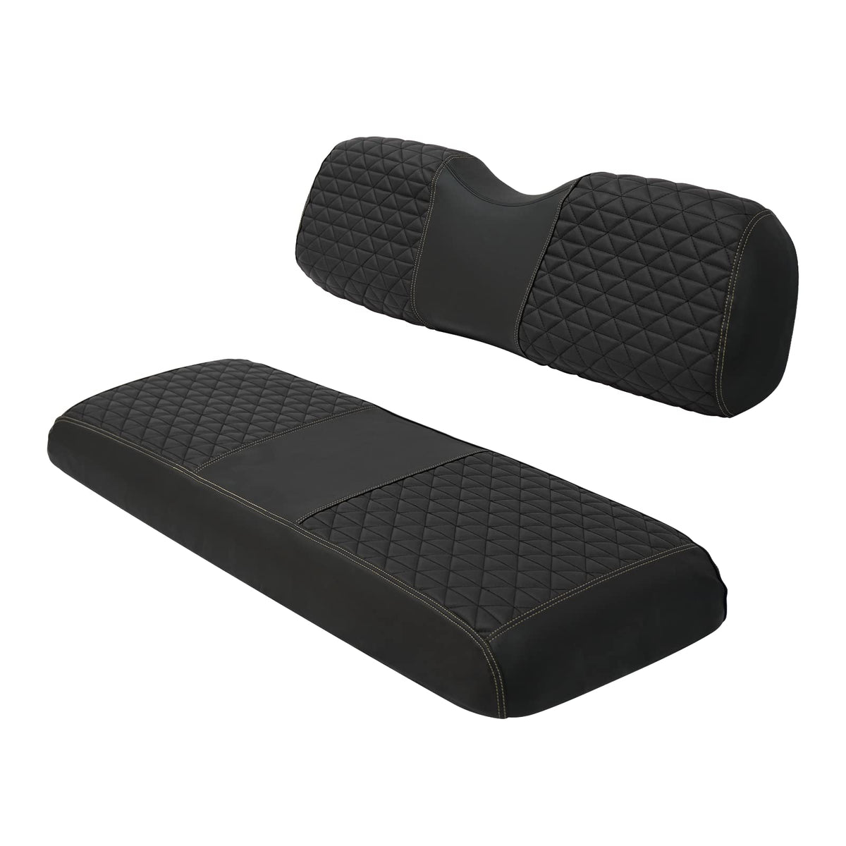 XUANYUDG0769 golf cart rear-seat cover with diamond pattern protects seats
