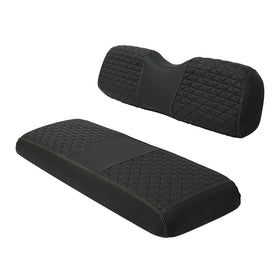 XUANYUDG0769 golf cart rear-seat cover with diamond pattern protects seats