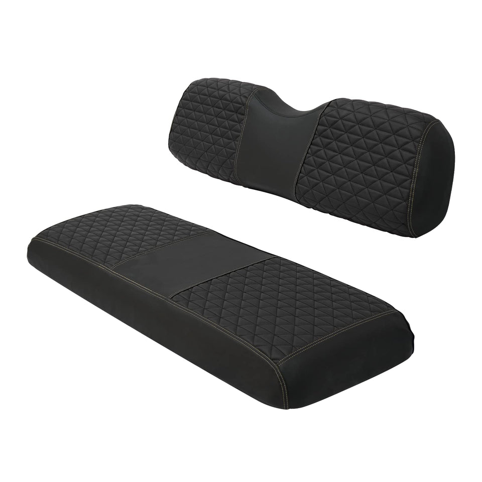 XUANYUDG0769 golf cart rear-seat cover with diamond pattern protects seats