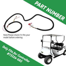 XUANYUDG0769 golf cart wiring harness main connection shows plug-and-play design