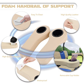XUANYUDG0769 multi-function armrest holds phone, bottle, or cup securely