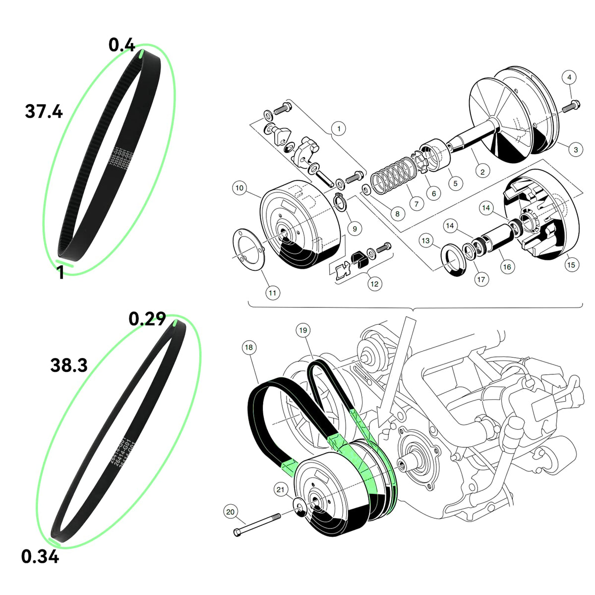 XUANYUDG0769 OEM-72054G01-26414G01 references supplied