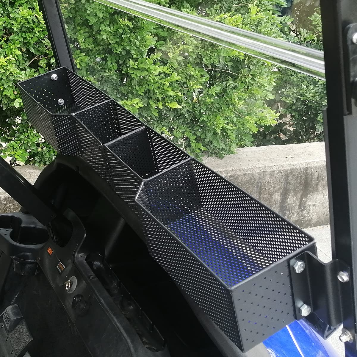 XUANYUDG0769 precedent-mount-bracket secures basket on Club Car Precedent.