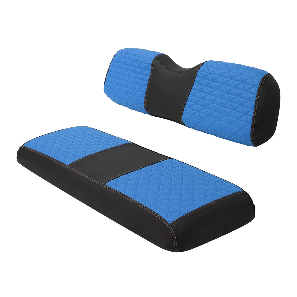 XUANYUDG0769 rear seat cover with diamond stripes protects and refreshes golf cart interiors