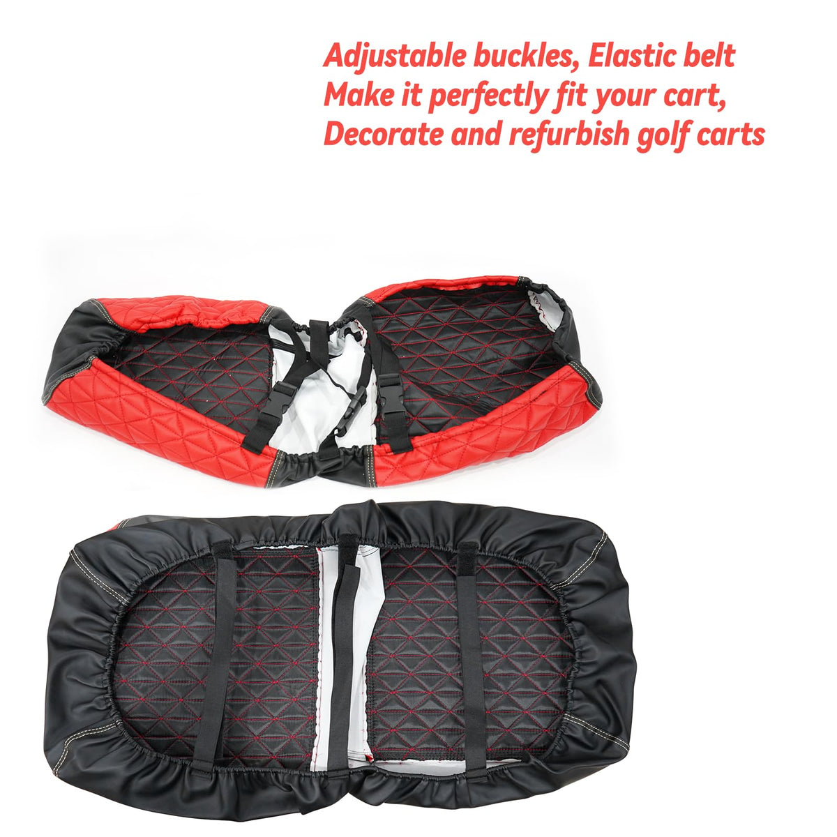 XUANYUDG0769 full-coverage red rear seat cover protects from stains and UV