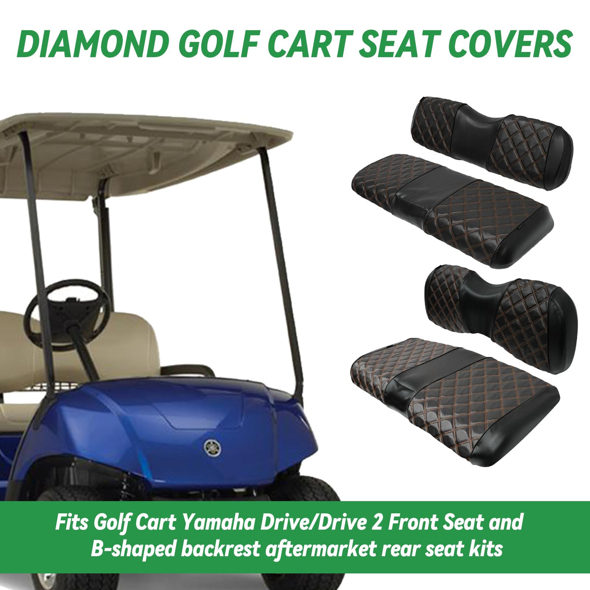 Xuanyudg0769 rear seat cover for Drive 2 adds style and shields against wear.