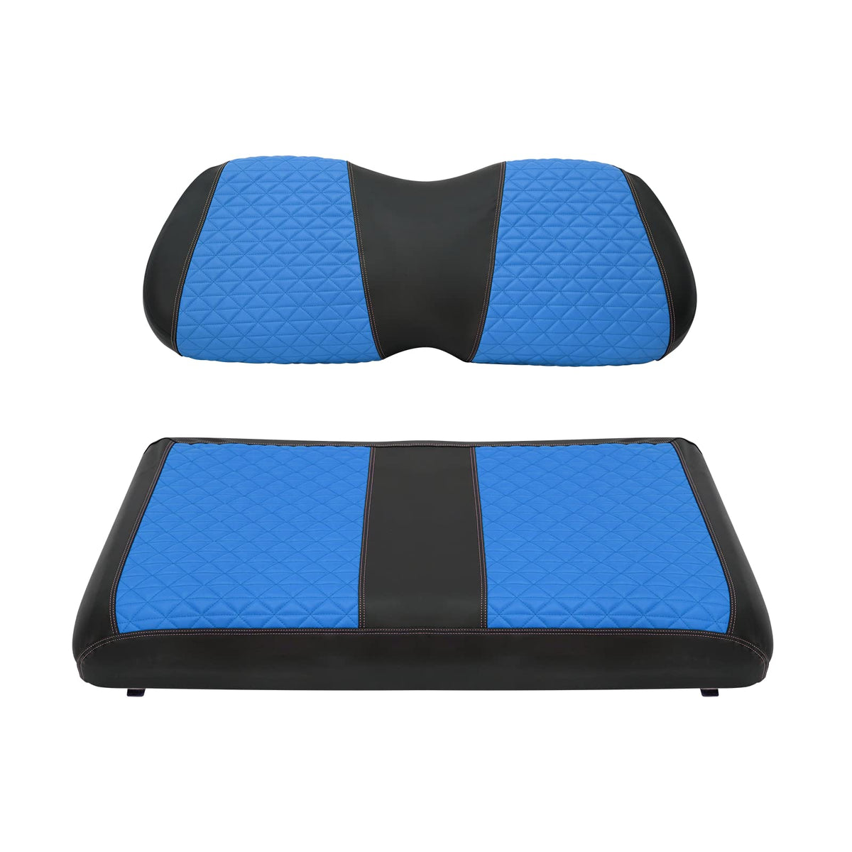 Xuanyudg0769 seat cover with anti-slip diamond pattern blue