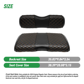 Seat cover includes small pockets for essentials