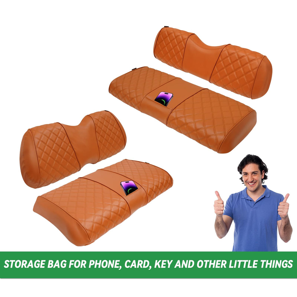 XUANYUDG0769 built-in storage pockets keep keys and phones handy.