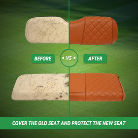 XUANYUDG0769 black PVC leather seat cover resists dirt and fading.