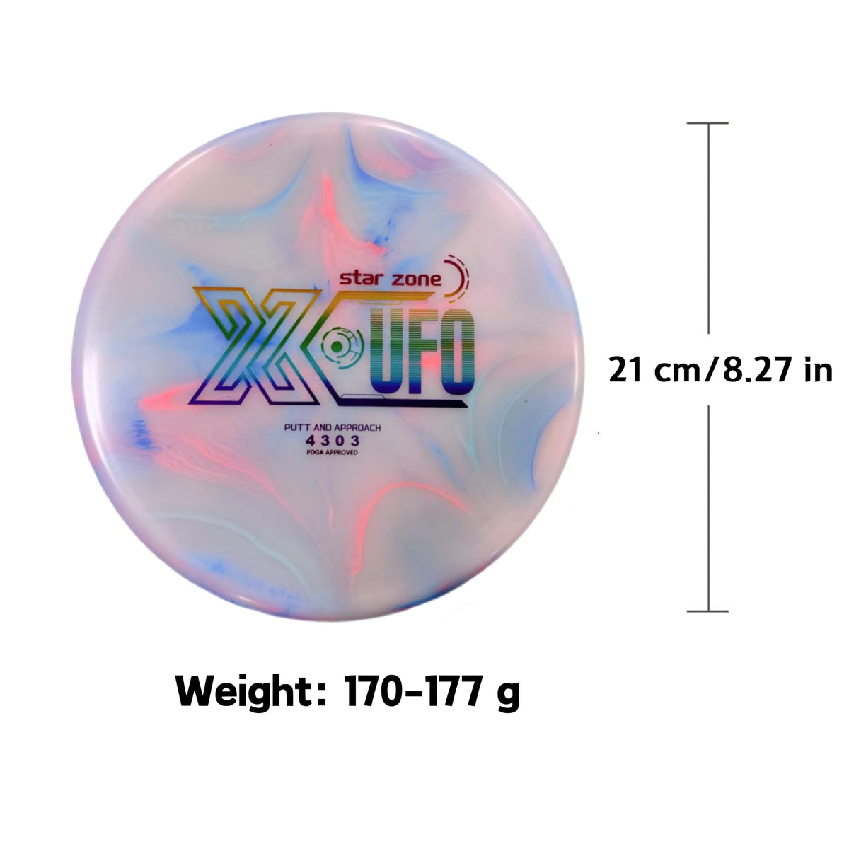 X-UFO Star Zone driver with nebula colors for stable distance.