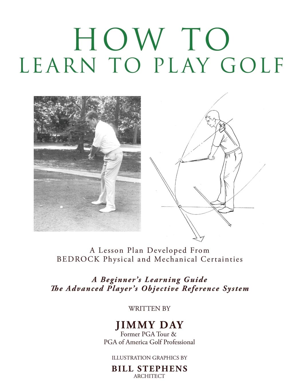 Xulon Press How To Learn To Play Golf cover, a practical guide for new players