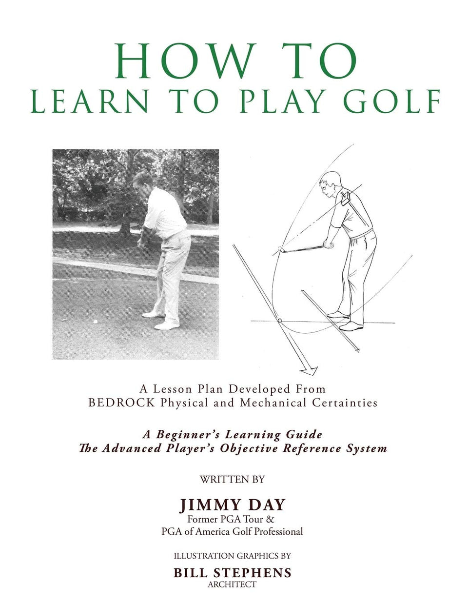 Xulon Press How To Learn To Play Golf cover, a practical guide for new players