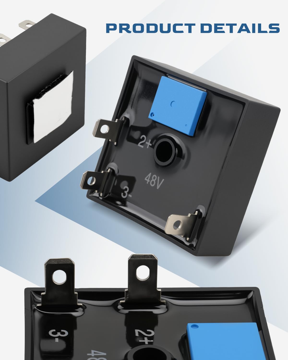 Xumdovipu 12-48V compatibility for a wide range of golf carts.
