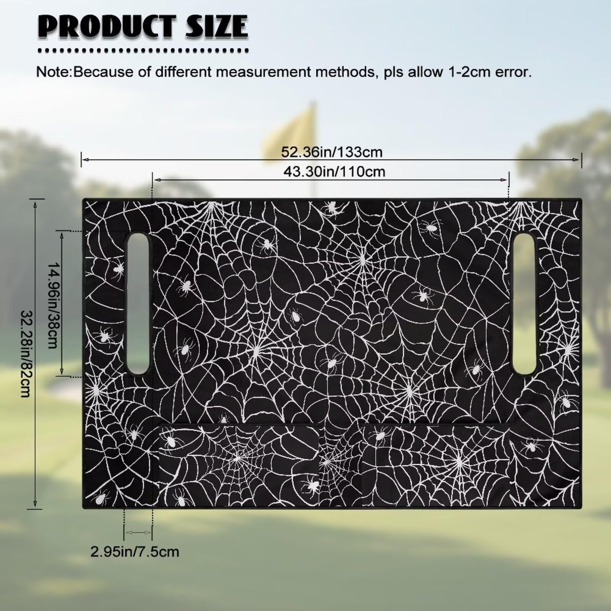 Universal fit for EZGO, Yamaha, Club Car and 2-person carts.