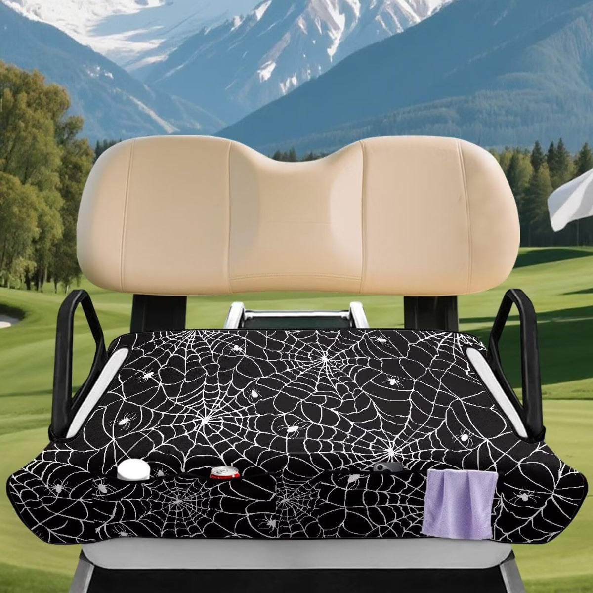 Warp knitted terry cloth material provides waterproof protection and comfort.