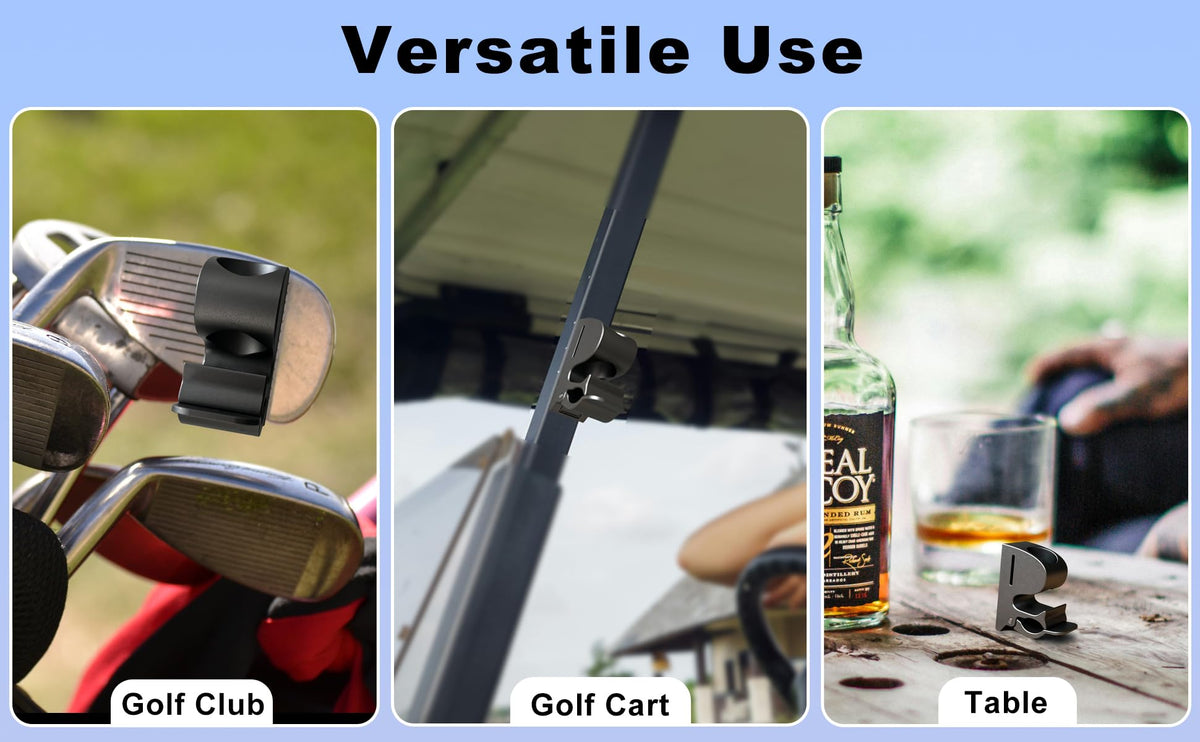 Xuperace CNC machined golf clip combines precision with a flawless finish
