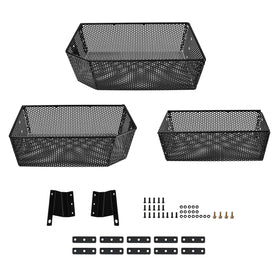 XUTVOTOR compact storage basket maintains a tidy cockpit on every round.