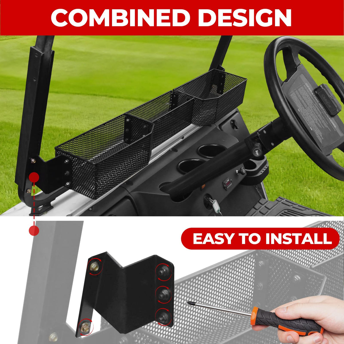 XUTVOTOR easy installation with bracket, screws, and washers included.