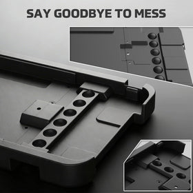 Extra storage space from the XUTVOTOR tray stores keys, wallet, and small items.