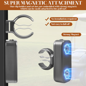 XUYUZDQ golf cart cigar clip with magnet holds tightly