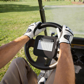 Xxerciz rubber under clip protects scorecards during rides