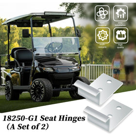 XYgdhqpt 18250-G1 seat hinges full assembly for precise EZ-GO fit