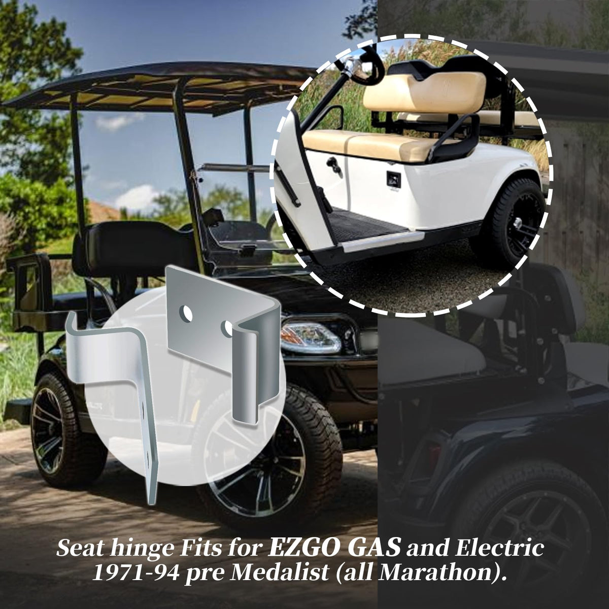 XYgdhqpt 18250-G1 seat hinges side profile shows robust metal construction