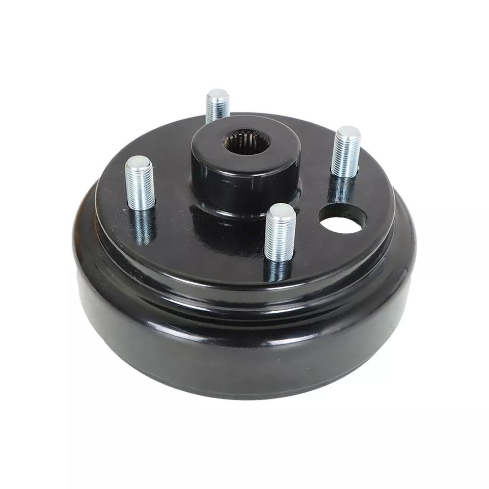 XYUJIE brake drum hub assembly front view for EZGO TXT carts, reliable fit