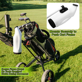 Cart clip attachment shown demonstrates easy on-cart accessibility for maintenance
