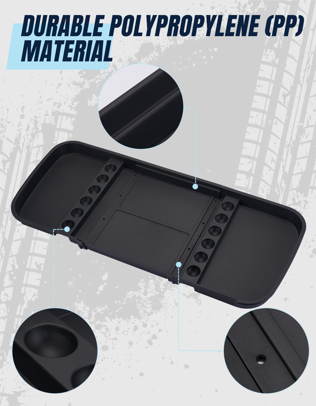 Yamaha G29 ride stays quieter with Dacalo tray.