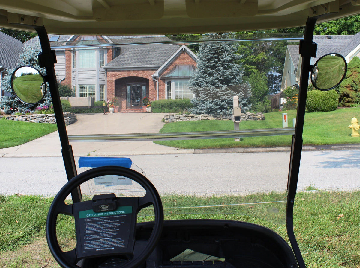 Yamaha 6in spot mirrors glass give expansive rear view for smooth maneuvers.