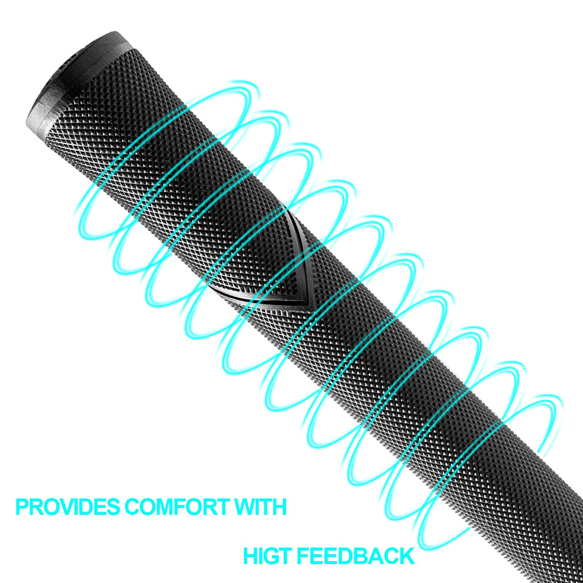 YAMATO jumbo core 0.58-inch grip offers a comfortable hold.