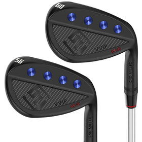 Yamato full-face wedge set front view shows forged feel and short-game precision.