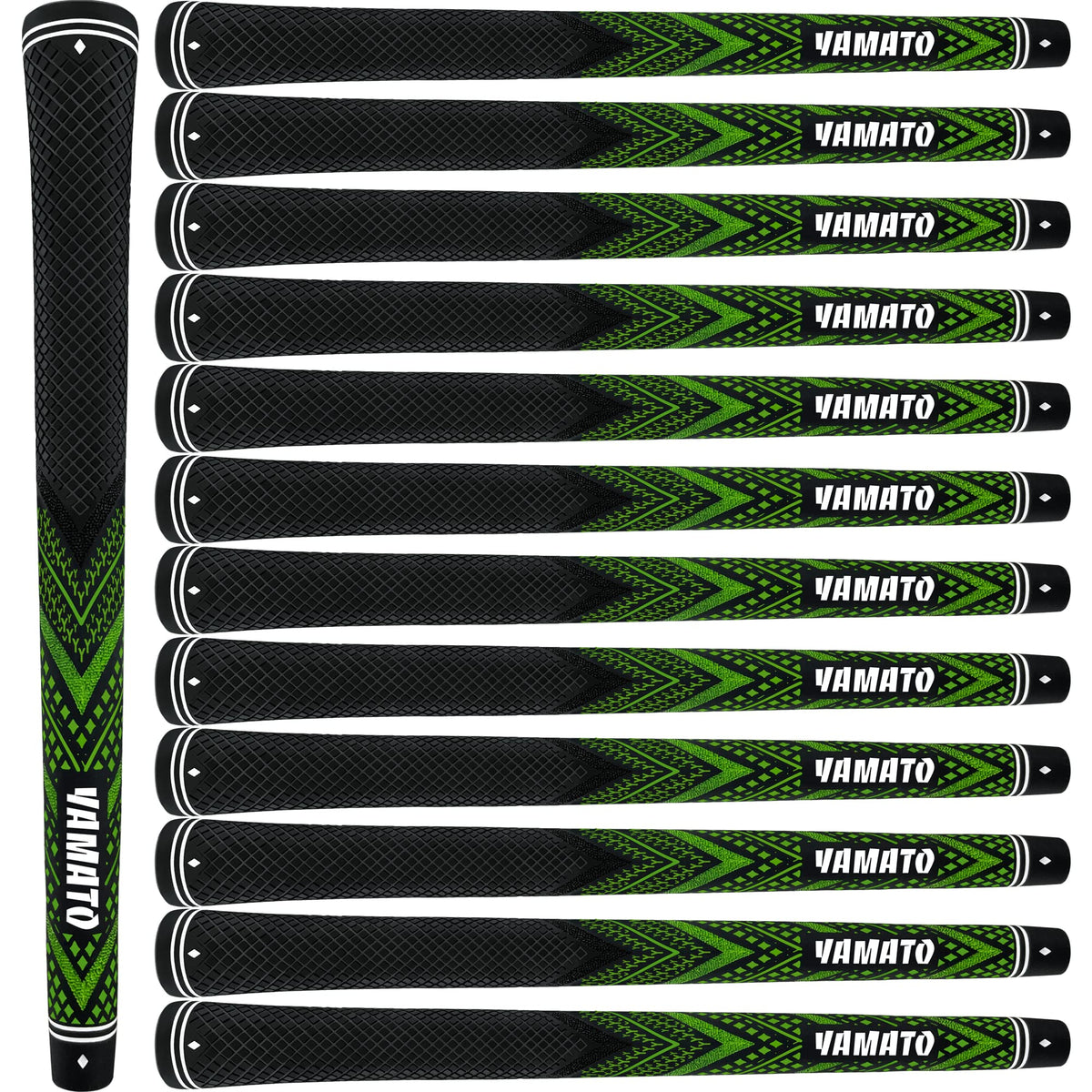 Yamato 13-pack golf grips midsize for all weather control and comfort.