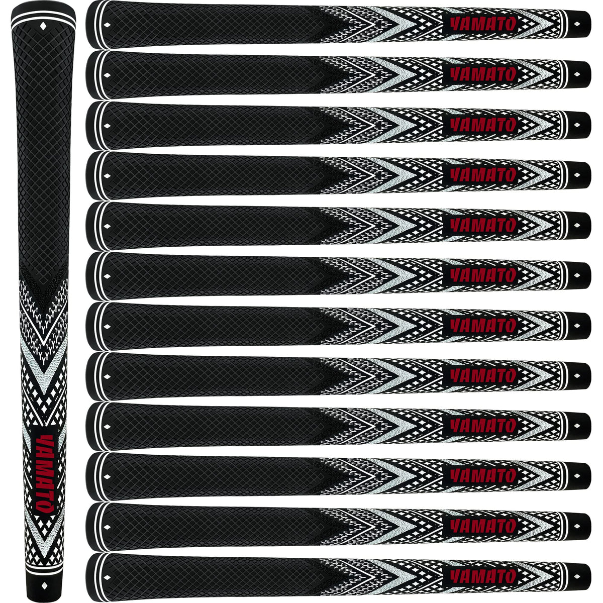 Yamato golf grips 13-pack front view offer steady all-weather control