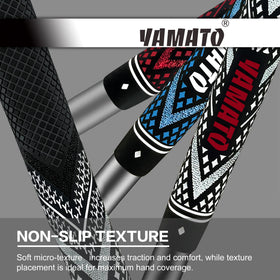 Yamato golf grips 13-pack side view enhances hand feel and precision