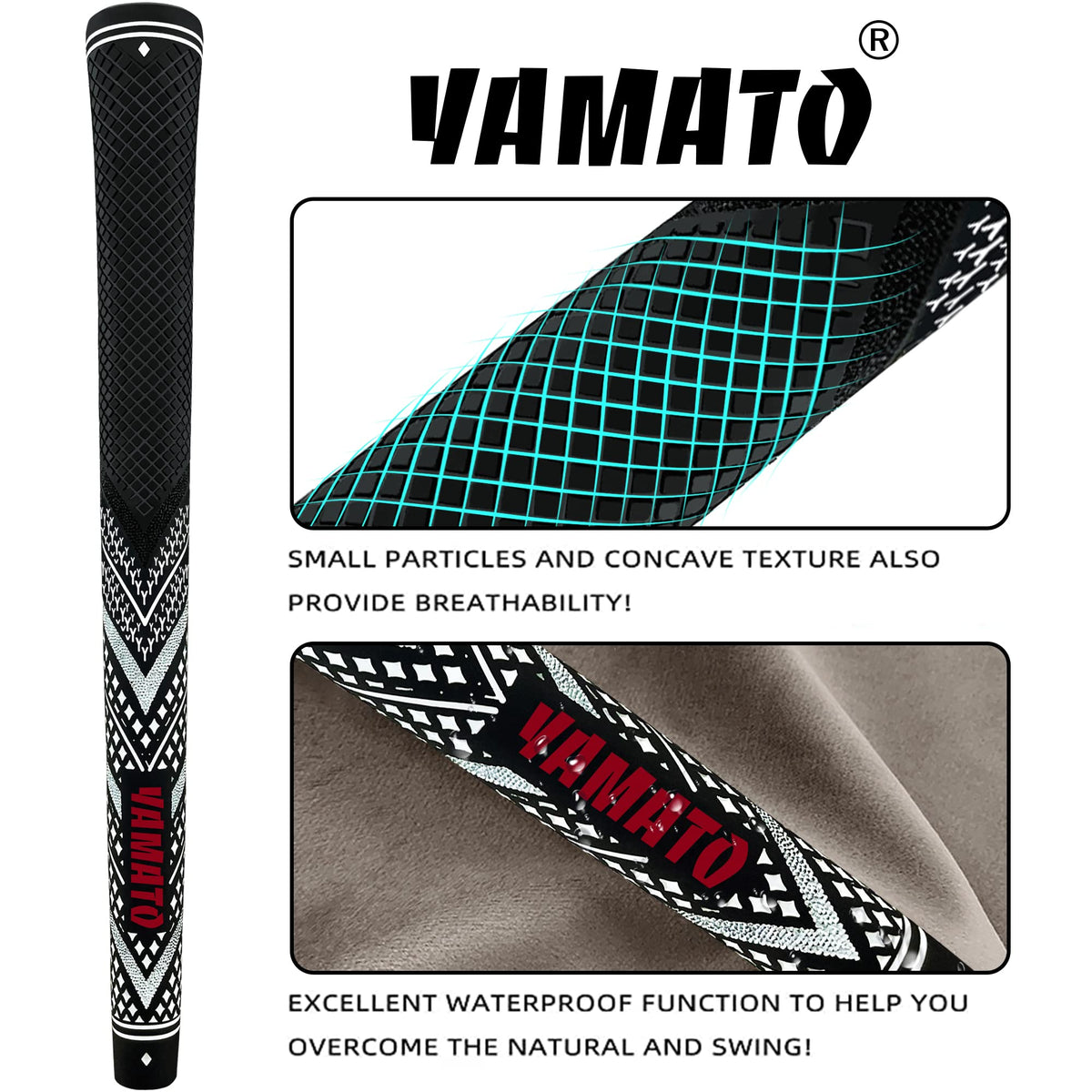 Yamato 13-pack midsize texture detail emphasizes tackiness for secure grip