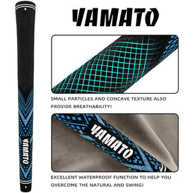 Yamato grip color options swatches show team-color personalization