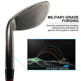 Yamato Tour-Inspired Wedge shape enhances control on chips, pitches, and bunker shots.