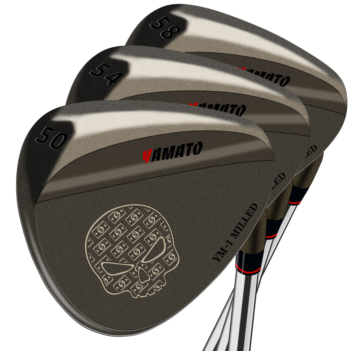 Yamato Golf Wedge with wave scoring lines enhances backspin on every approach.